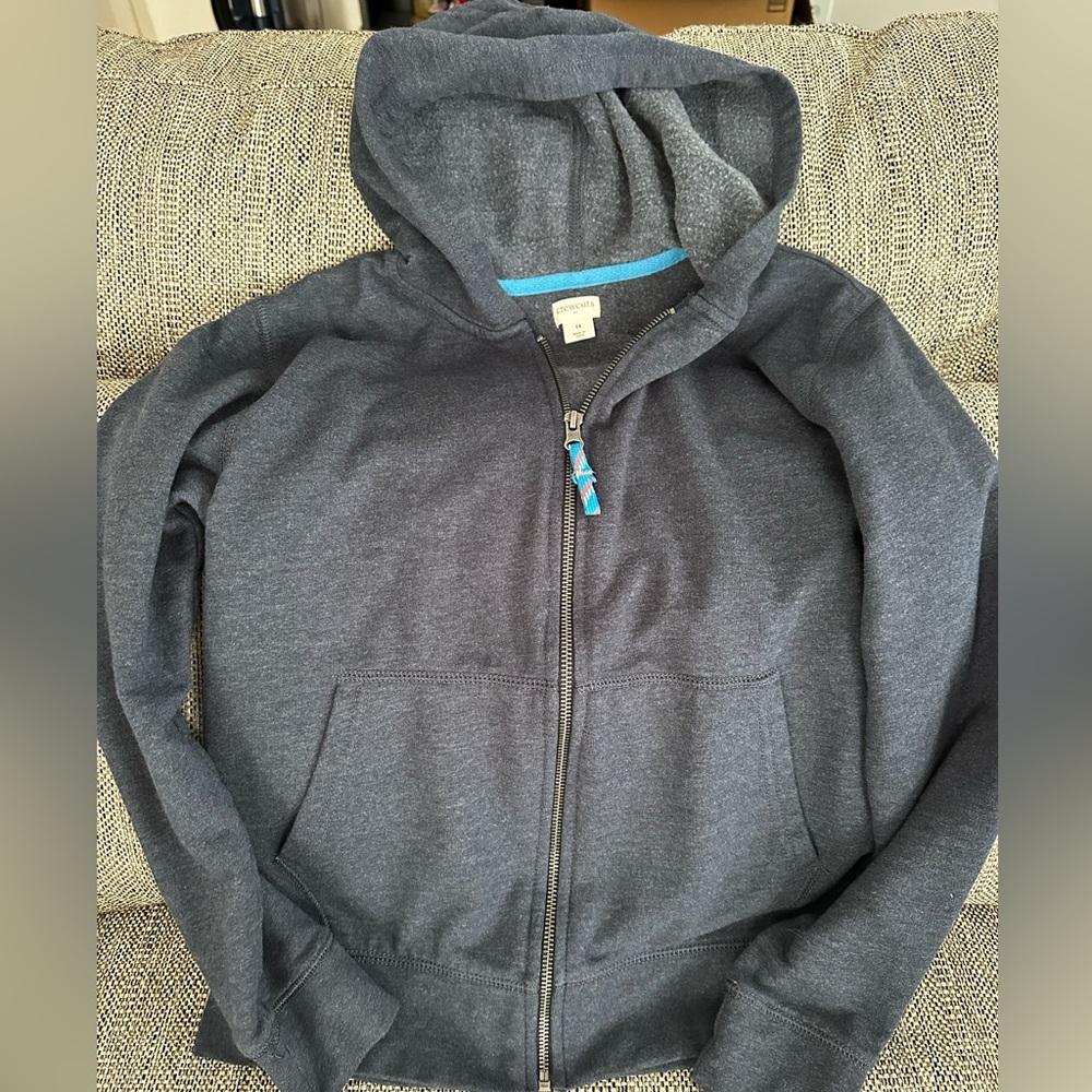 Kids JCrew Crewcuts zip up hoodie